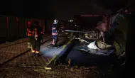 Malatya'da yangın : Konteynerler kullanılamaz halde