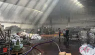 Gaziantep'te tekstil fabrikasında yangın