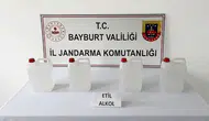 Bayburt’ta kaçakçılık operasyonu : 20 litre etil alkol ele geçirildi