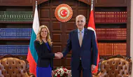 TBMM Başkanı Kurtulmuş, Bulgaristan Ulusal Meclisi Başkanı Dotsova ile bir araya geldi