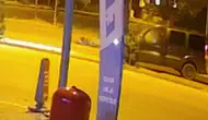 Karaman'da belediye işçisinin hayatını kaybettiği kaza anı kameraya yansıdı