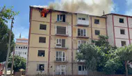Çanakkale'de boş apartmanda yangın çıktı