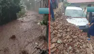 Kayseri'de sağanak yağış sele neden oldu : Ev ve araçlar zarar gördü