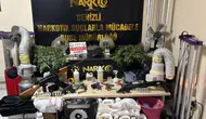 Denizli'de evini kenevir serasına çeviren şüpheli yakalandı : Çok sayıda silah ele geçirildi