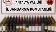 Alanya'da kaçakçılık : 108 litre kaçak alkol ele geçirildi