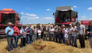 Edirne'de buğday hasadı üreticilerin dualarıyla başladı