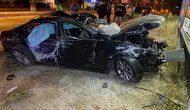 Bodrum'da otomobil takla attı : 2'si ağır 3 yaralı