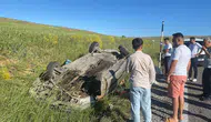 Karaman'da otomobil takla attı : 1 kişi öldü, 1 kişi yaralandı