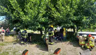 Hatay’da feci kaza : Direksiyon hakimiyetini kaybeden araç ters döndü