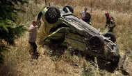 Bandırma-Susurluk karayolunda iki otomobil çarpıştı : 1 ölü, 4 yaralı