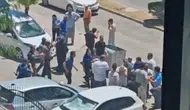 Adıyaman Adliyesi önünde iki grup arasında kavga çıktı