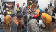 Pakistan'da dershanenin çatısı çöktü : 14 çocuk öldü, 19 yaralı