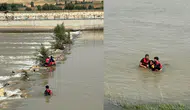 AFAD ekipleri Batman Çayı'nda akıntıya kapılan şahsı kurtardı