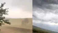 Bingöl Sudüğünü köyünde kuvvetli rüzgar paniğe neden oldu