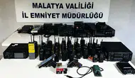 Malatya'da sahte polis operasyonu : Emniyet frekanslarını dinleyen 6 şüpheli yakalandı