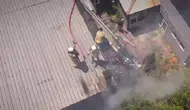 Bingöl'de restoranın çatısında yangın
