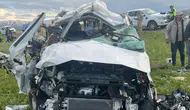 Erzurum'da hafif ticari araç devrildi : 3 ölü, 4 yaralı
