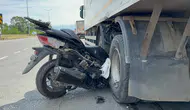 Samsun'da motosiklet kamyona çarptı : Emekli komiser yardımcısı öldü