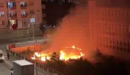 Diyarbakır'da havai fişek okulun bahçesine isabet etti
