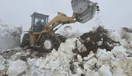 Rize'de yayla yollarında kar temizleme çalışmaları