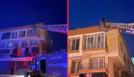 Çanakkale'de 4 katlı apartmanda yangın paniği : 6 kişi dumandan etkilendi