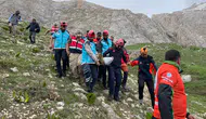Tunceli'de kısal bölgede düşerek bacağını kıran şahıs kurtarıldı
