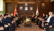 Bakan Çiftçi, KKTC Başbakanı Üstel ile bir arada