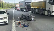 Büyükçekmece'de motosiklet ile otomobil çarpıştı : 22 yaşındaki sürücü öldü