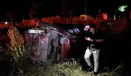 Bolu'da defalarca takla atan otomobil hurdaya döndü : 2 yaralı
