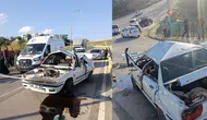 Adıyaman'da kaza : Otomobil takla attı, sürücü yaralandı