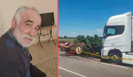 Kırklareli'nde tırın arkadan çarptığı traktörün sürücüsü öldü