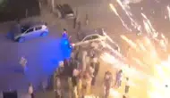 İzmir'de nişan kutlamasında havai fişek kalabalığın üzerine patladı
