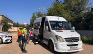 Kilis'te jandarma ekipleri okul servis araçlarını denetledi