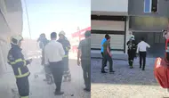 Adıyaman'da bir iş yerinde yangın : 2 kişi dumandan etkilendi