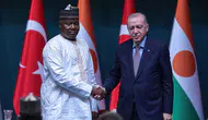 Cumhurbaşkanı Erdoğan, Nijer Cumhurbaşkanı Tchiani ile ortak basın toplantısı düzenledi
