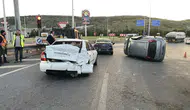 Kayseri'de 4 araçlı zincirleme kazada 4 kişi yaralandı
