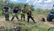 Diyarbakır'da yaban domuzu su kuyusuna düştü