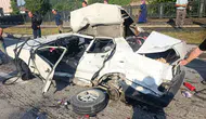 Devrek-Ankara kara yolunda otomobil temizlik aracına çarptı : 1 yaralı