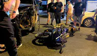 Muğla'da ters yönden çıkan otomobil ile motosiklet çarpıştı : 1 yaralı