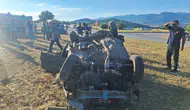 Tokat'ta ticari araç ile minibüs çarpıştı : 4 yaralı