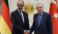 Cumhurbaşkanı Erdoğan, Almanya Şansölyesi Merz ile görüştü