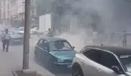 Karabük'te tekstil işletmesinde yangın : Kumaşlar alev alev yandı