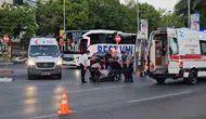 İstanbul Fatih'te kaza : 3 motosiklet çarpıştı, 5 kişi yaralandı