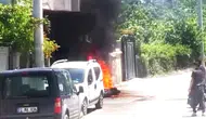 Batman'da motosiklet küle döndü
