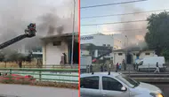 Gaziosmanpaşa'da elektrik trafosunda yangın çıktı : Tramvay seferleri durdu