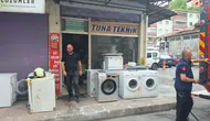 Zonguldak'ta iş yerinde yangın çıktı
