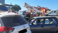 Hatay'da 2 otomobil çarpıştı, 2 kişi yaralandı