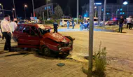 Karabük'te kırmızı ışıkta facia : Motosiklet sürücüsü metrelerce sürüklendi