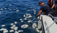 Antalya Gazipaşa açıklarında kaçak tütün ele geçirildi