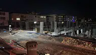 Erzincan'dan inşaat alanındaki doğal gaz kaçağı paniğe neden oldu